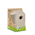 cosy vogelhaus 18cm pilzbeige